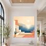 Mediterranes Küstenmotiv als Leinwand oder Poster für stilvolle Räume