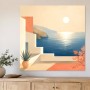 Mediterranes Küstenmotiv als Leinwand oder Poster für stilvolle Räume
