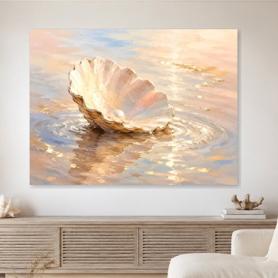 Muschel im Licht als Wandbild oder Fine Art Print