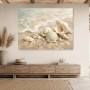 Maritime Muscheln als Leinwand oder Kunstdruck für helle Räume