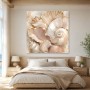 Muscheln in zarten Tönen, Leinwand oder Poster mit luxuriöser Wirkung