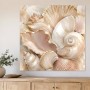 Muscheln in zarten Tönen, Leinwand oder Poster mit luxuriöser Wirkung