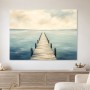 Ruhiger Steg am Meer als Leinwandbild oder Fine Art Print