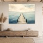 Ruhiger Steg am Meer als Leinwandbild oder Fine Art Print