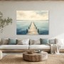 Ruhiger Steg am Meer als Leinwandbild oder Fine Art Print