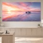 Sportwagen im Sonnenuntergang, Acrylbild oder Fine Art Print