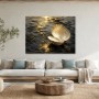 Goldene Muschel als Wandbild oder Fine Art Print