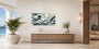 Japanische Wellen und Berge als Leinwandbild oder Acrylbild