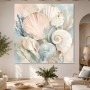 Muschelmeer in Pastelltönen, Leinwand oder Poster für stilvolle Räume