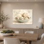 Muschelstillleben als Wandbild oder Kunstdruck für helle Räume