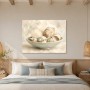 Muschelstillleben als Wandbild oder Kunstdruck für helle Räume
