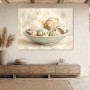 Muschelstillleben als Wandbild oder Kunstdruck für helle Räume