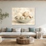Muschelstillleben als Wandbild oder Kunstdruck für helle Räume