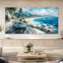 Sportwagen an der Küstenstraße als Canvas Print oder Fine Art Print