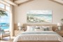 Strand mit Muscheln als Leinwand oder Poster für helle Räume