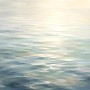 Sanfte Wasserreflexionen als Acrylbild oder Leinwand