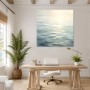 Sanfte Wasserreflexionen als Acrylbild oder Leinwand
