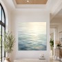 Sanfte Wasserreflexionen als Acrylbild oder Leinwand
