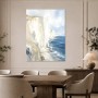 Küstenklippen als Wandbild oder Acrylbild in heller, ruhiger Stimmung