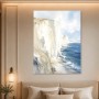 Küstenklippen als Wandbild oder Acrylbild in heller, ruhiger Stimmung