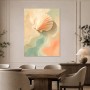 Muscheln und sanfte Wellen als Leinwand oder Poster