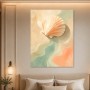 Muscheln und sanfte Wellen als Leinwand oder Poster