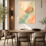 Muscheln und sanfte Wellen als Leinwand oder Poster