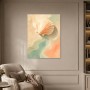 Muscheln und sanfte Wellen als Leinwand oder Poster