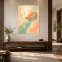 Muscheln und sanfte Wellen als Leinwand oder Poster