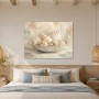 Muscheln im Schale, Leinwand oder Poster für helle Küstenräume