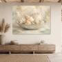 Muscheln im Schale, Leinwand oder Poster für helle Küstenräume