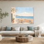Mediterrane Küstenruhe als Leinwandbild oder Kunstdruck