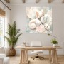 Muscheln in Pastell als Leinwand oder Poster für ruhige Räume