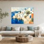 Mediterranes Küstendorf als Leinwand oder Fine Art Print