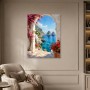 Mediterrane Küstenromantik als Wandbild oder Kunstdruck