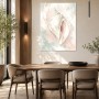 Elegantes Muschelmotiv als Leinwand oder Poster in Pastellfarben