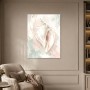 Elegantes Muschelmotiv als Leinwand oder Poster in Pastellfarben