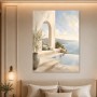 Mediterrane Ruhe am Meer als Wandbild oder Acrylbild