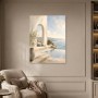 Mediterrane Ruhe am Meer als Wandbild oder Acrylbild