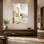 Mediterrane Ruhe am Meer als Wandbild oder Acrylbild