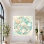 Muscheln in Meeresfarben als Wandbild oder Poster