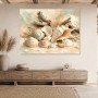 Muscheln und Treibholz als Leinwand oder Poster für helle Küstenräume