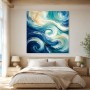 Abstraktes Wellenmotiv als Canvas Print oder Fine Art Print