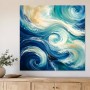 Abstraktes Wellenmotiv als Canvas Print oder Fine Art Print