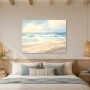 Pastellfarbene Küste als Leinwandbild oder Fine Art Print