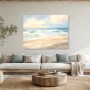 Pastellfarbene Küste als Leinwandbild oder Fine Art Print