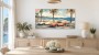 Küstenfahrt mit Classic Cars, Canvas Print oder Wandbild