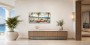 Küstenfahrt mit Classic Cars, Canvas Print oder Wandbild