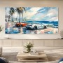 Sportliche Flitzer am Meer, Leinwand oder Acrylbild