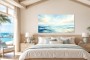 Meereslicht und Horizont als Leinwand oder Poster